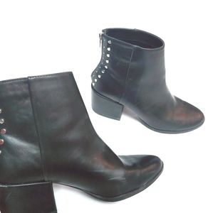 Dolcetta | Black Studded Ankle Booties